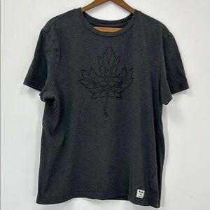 Roots Graphic T-Shirt Canada Hockey 100% Cotton Exercise Walk Run Yoga Gym Cozy